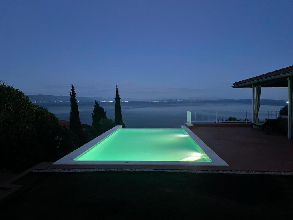 Villa Lovran - 150M To The Beach - Infinity Pool - Incredible Sea View - Fitness Room Extérieur photo