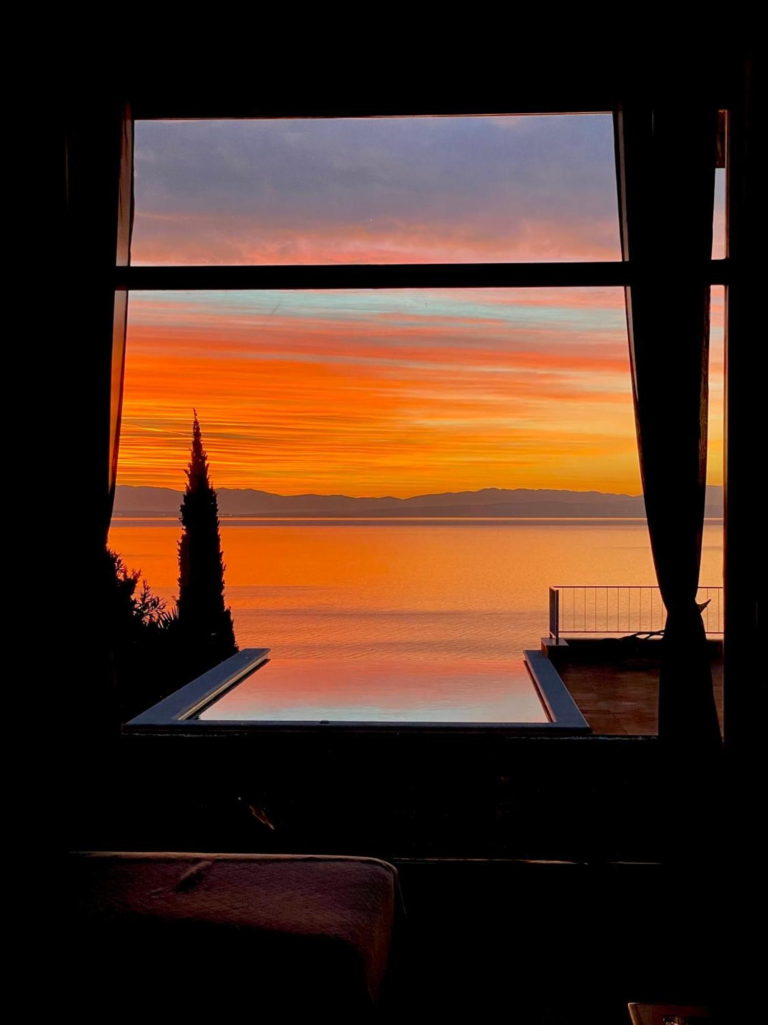 Villa Lovran - 150M To The Beach - Infinity Pool - Incredible Sea View - Fitness Room Extérieur photo