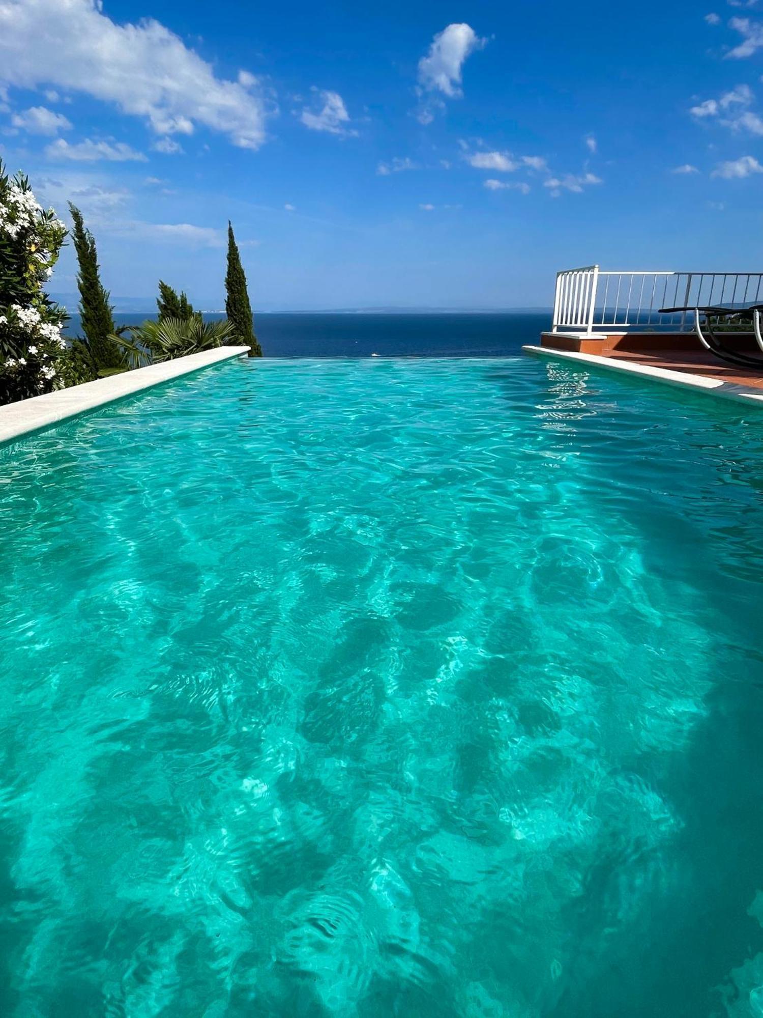 Villa Lovran - 150M To The Beach - Infinity Pool - Incredible Sea View - Fitness Room Extérieur photo