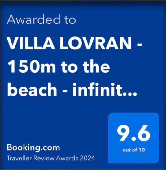 Villa Lovran - 150M To The Beach - Infinity Pool - Incredible Sea View - Fitness Room Extérieur photo
